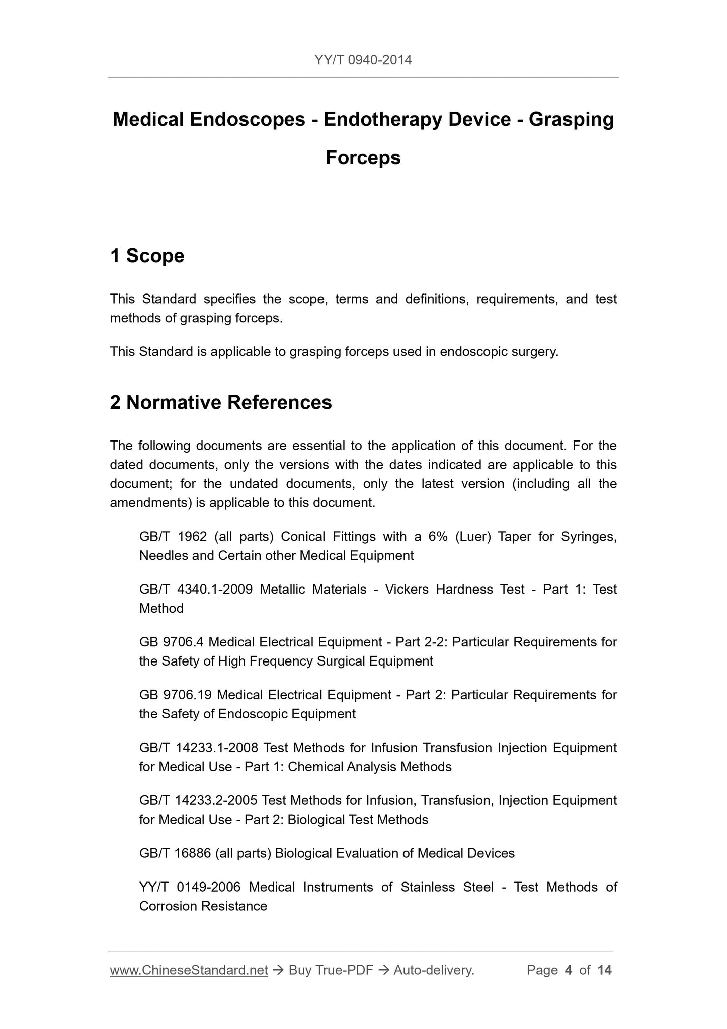 YY/T 0940-2014 Page 4