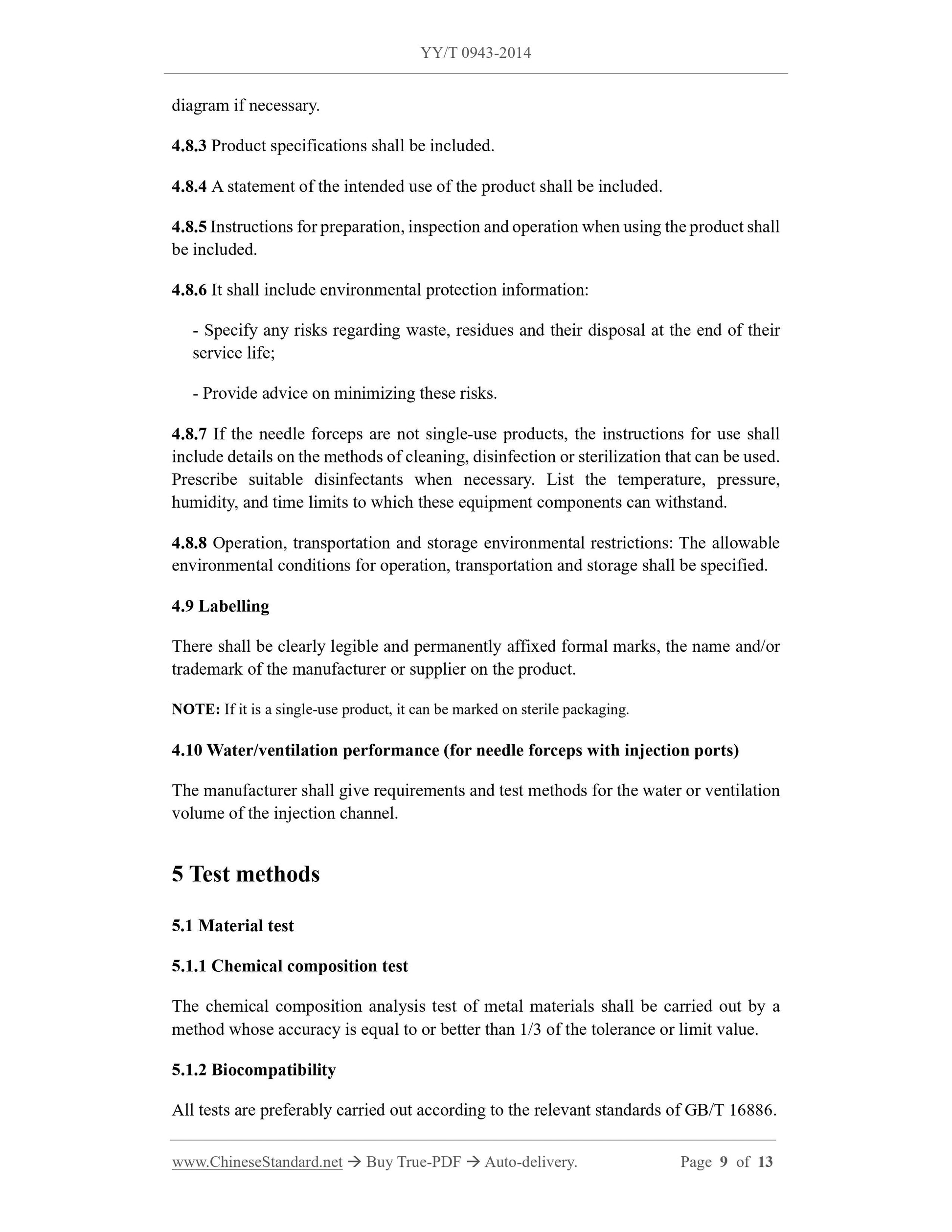 YY/T 0943-2014 Page 9