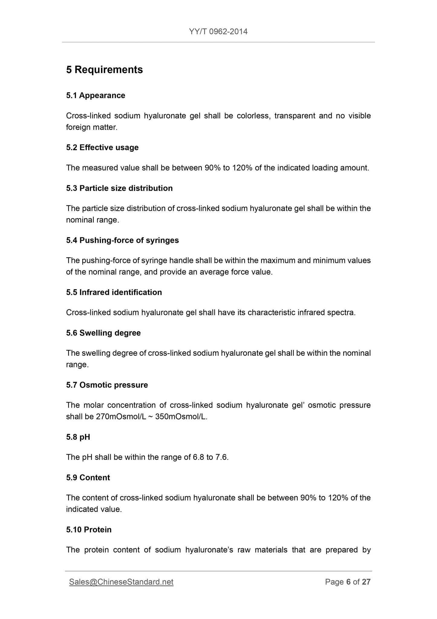YY/T 0962-2014 Page 6