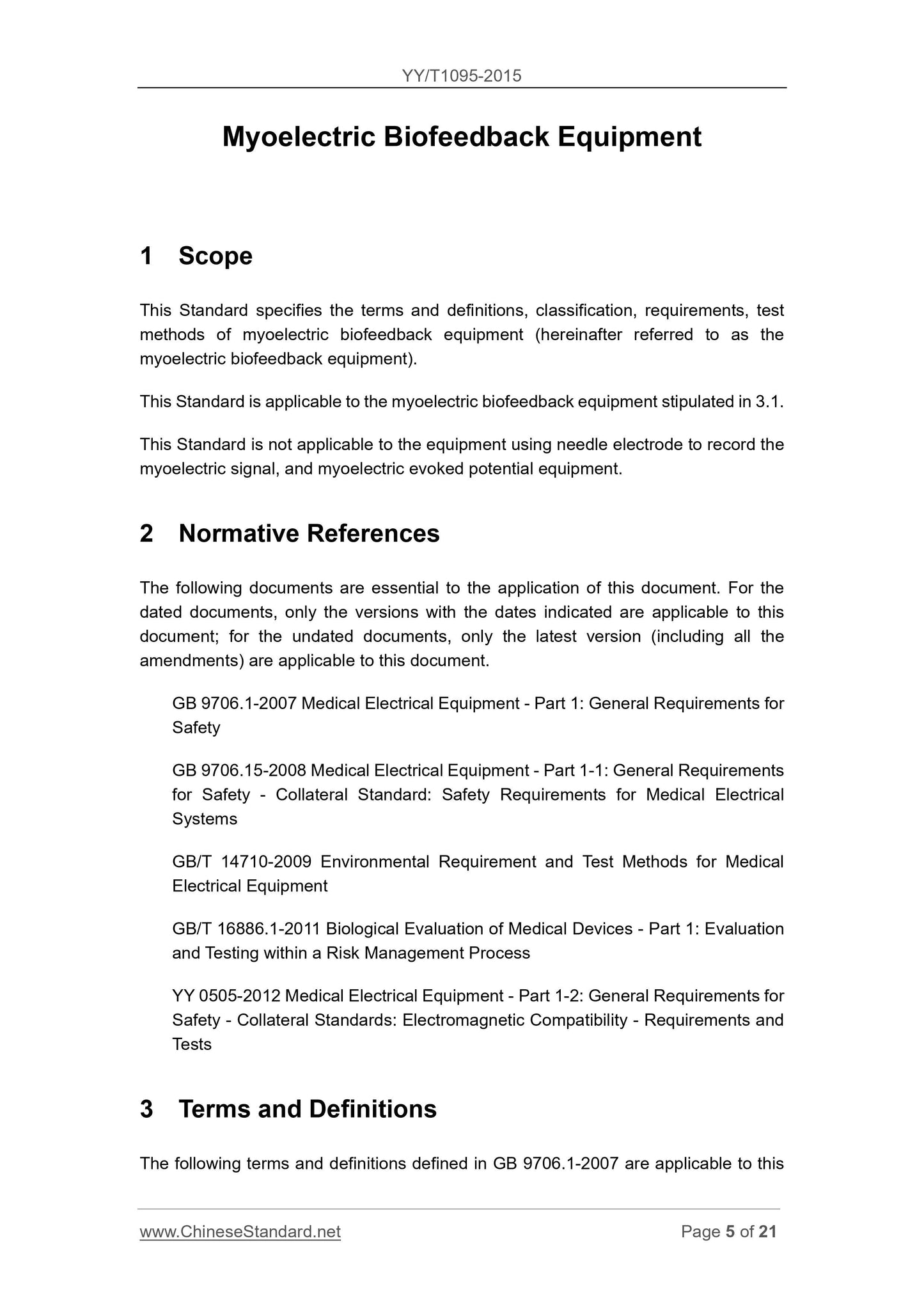 YY/T 1095-2015 Page 5