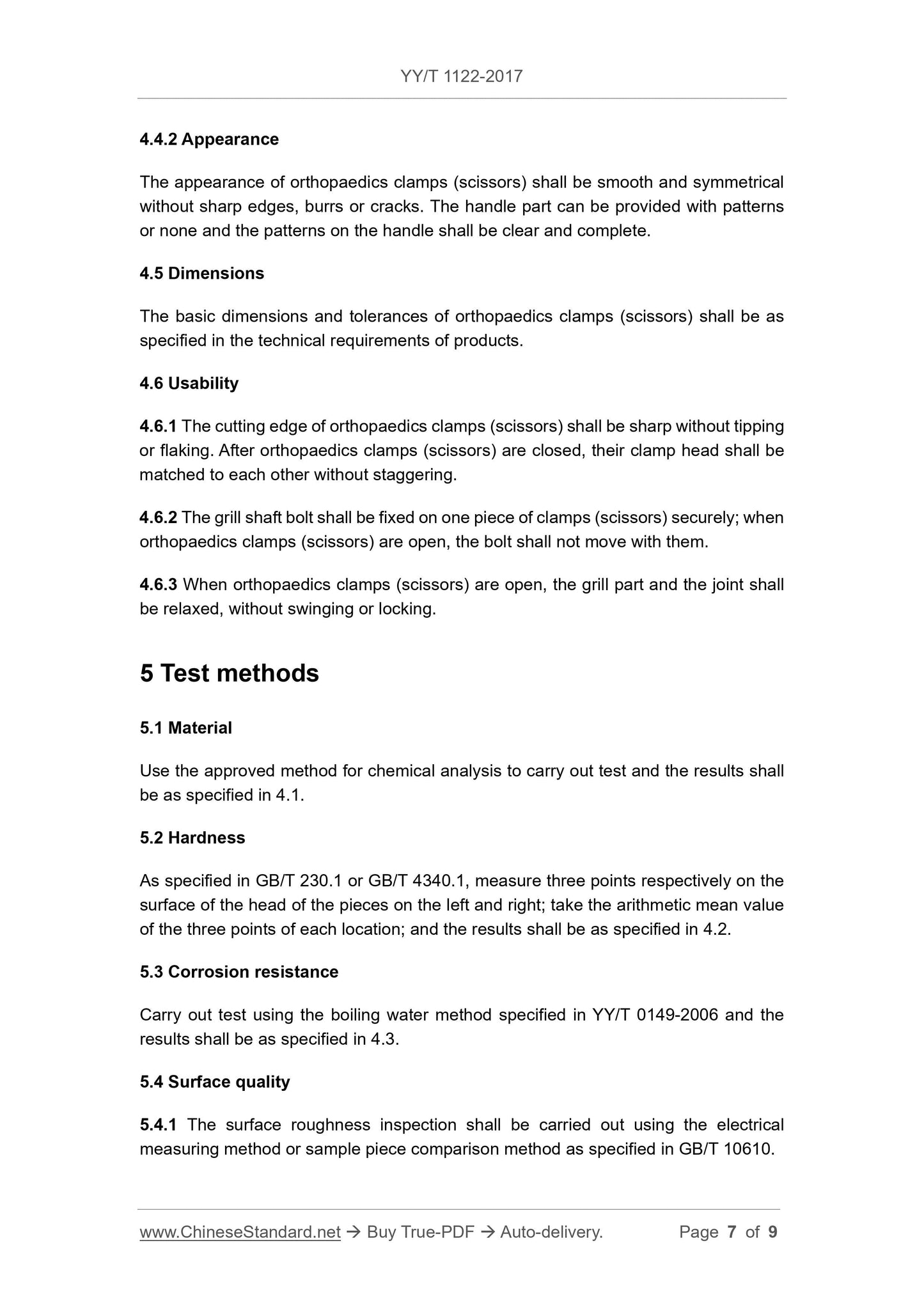 YY/T 1122-2017 Page 7