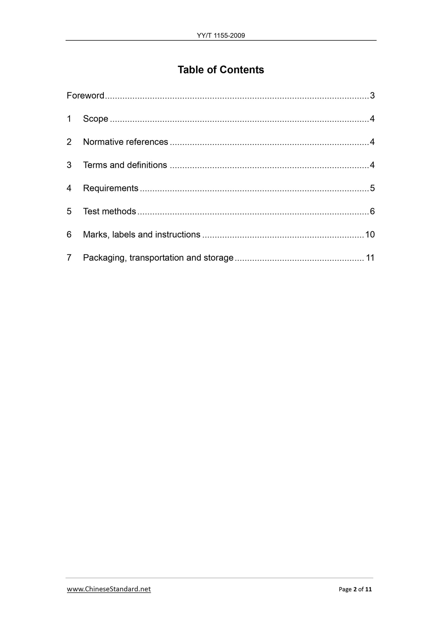YY/T 1155-2009 Page 2