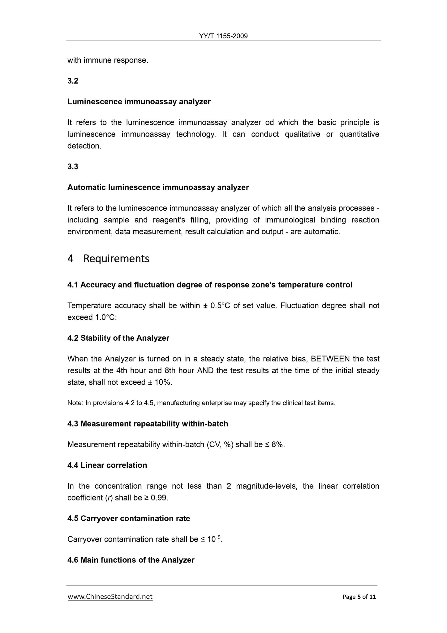 YY/T 1155-2009 Page 5