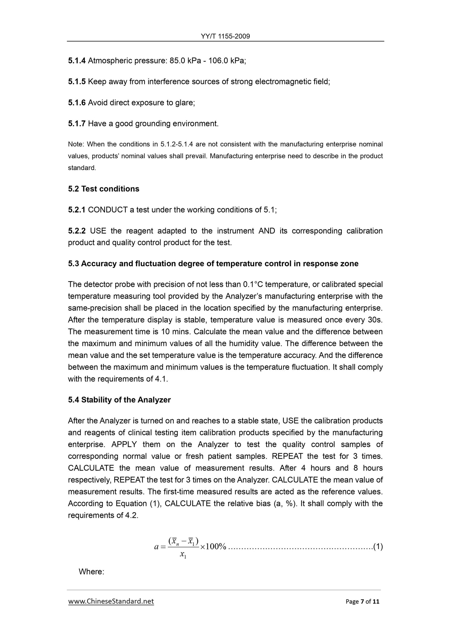 YY/T 1155-2009 Page 7
