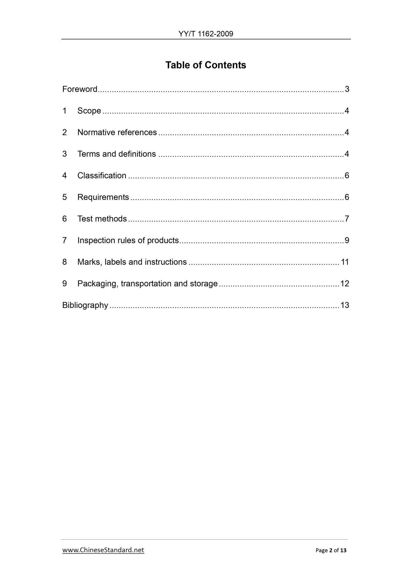 YY/T 1162-2009 Page 2