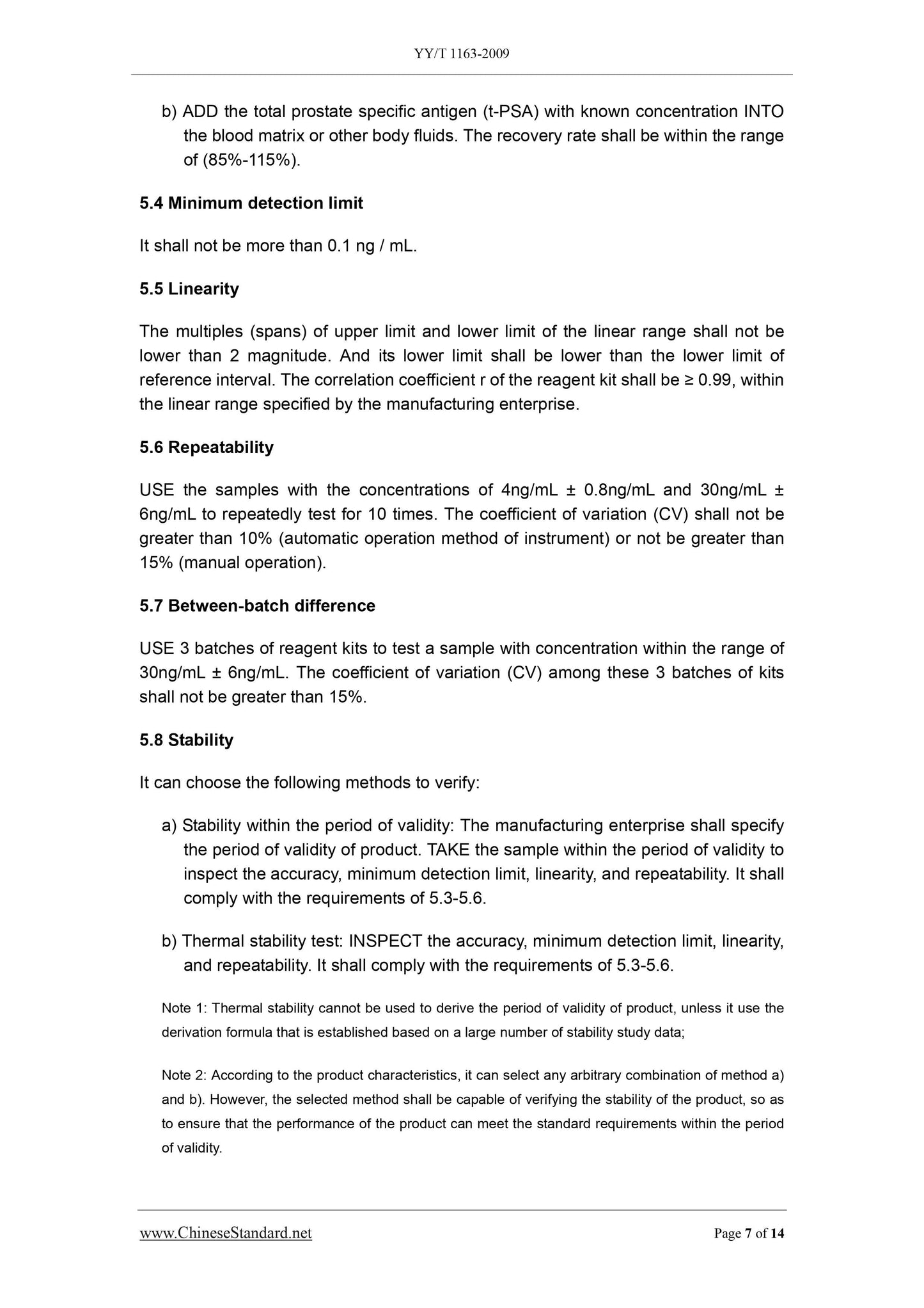 YY/T 1163-2009 Page 7