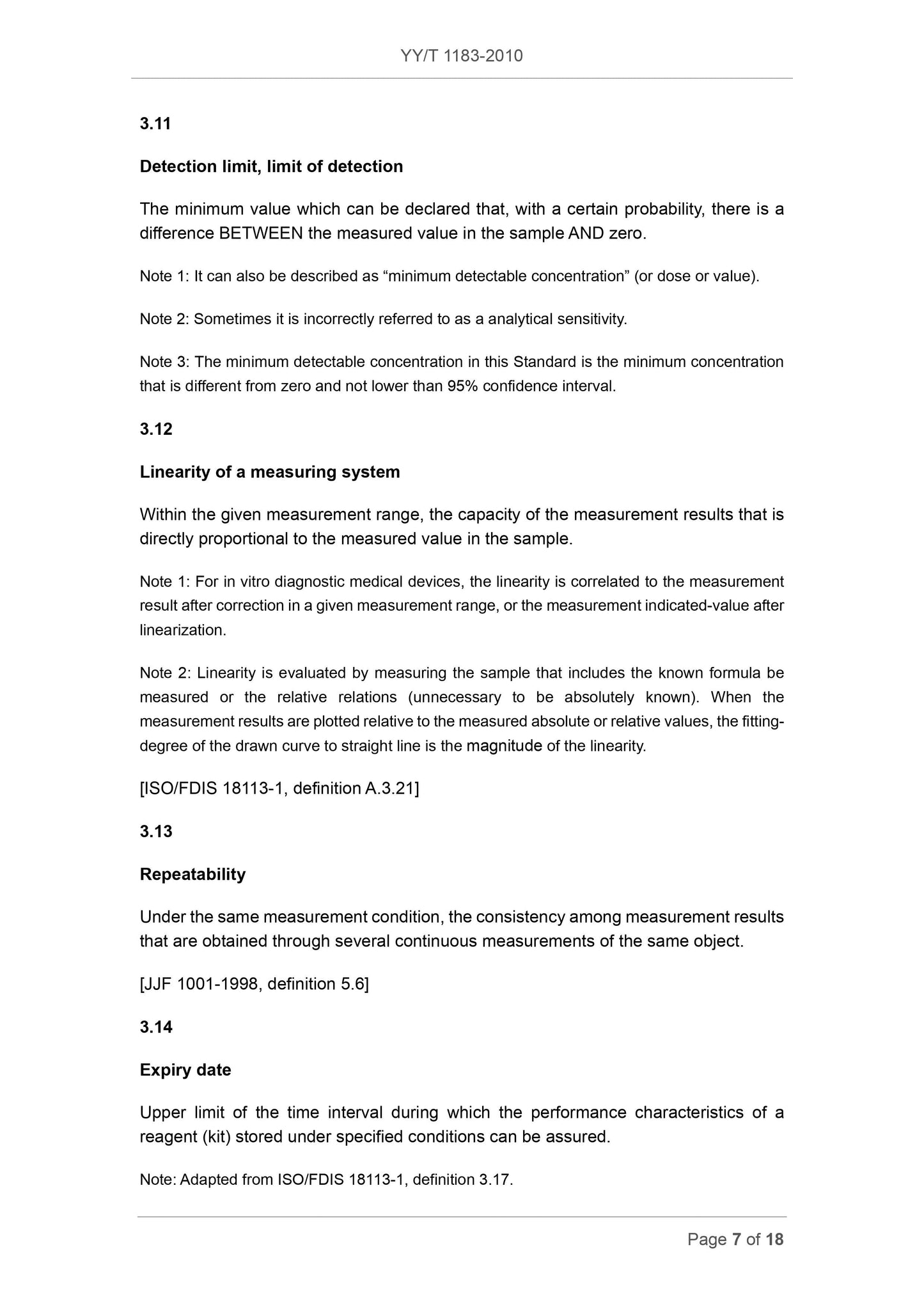YY/T 1183-2010 Page 7