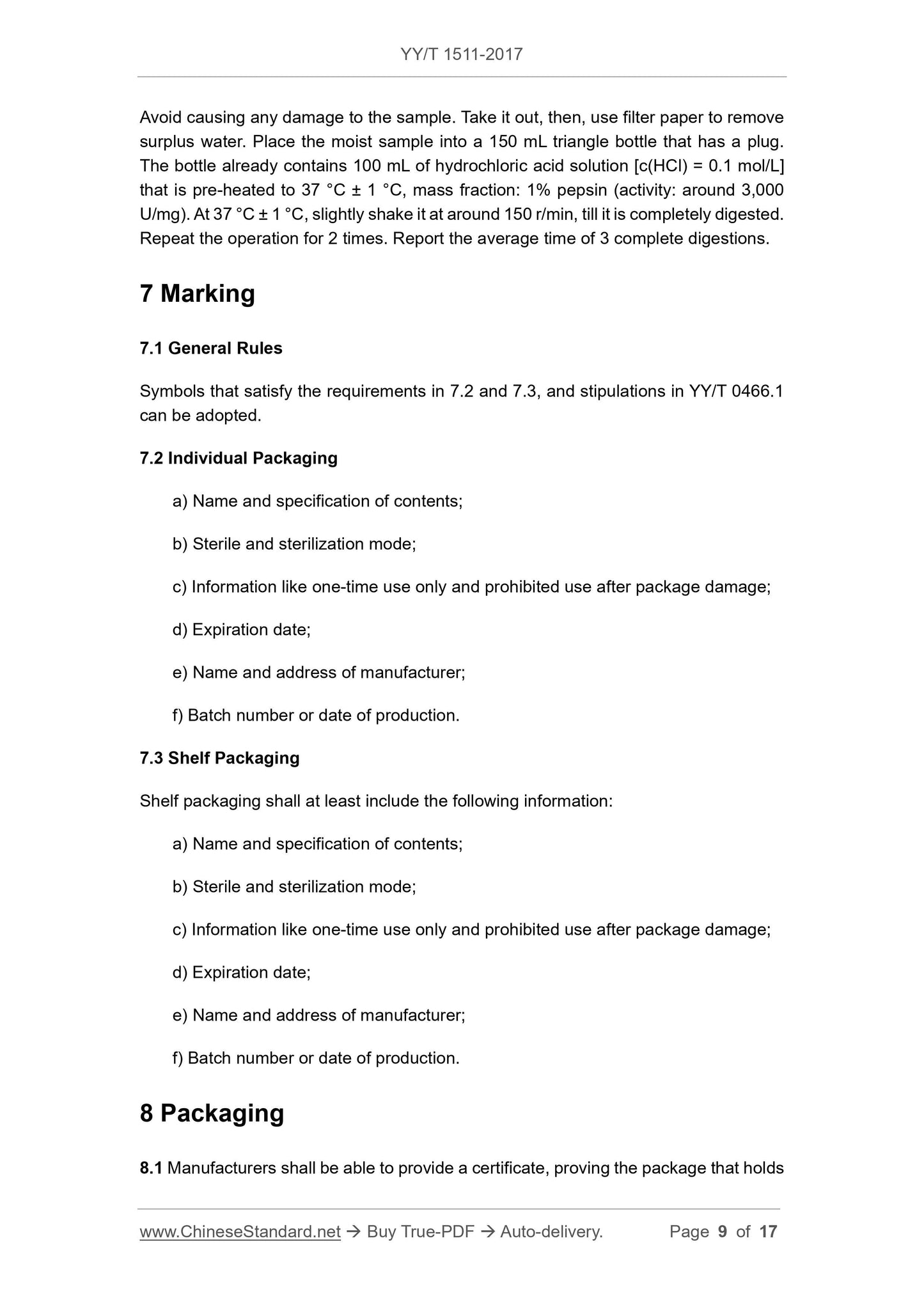YY/T 1511-2017 Page 9