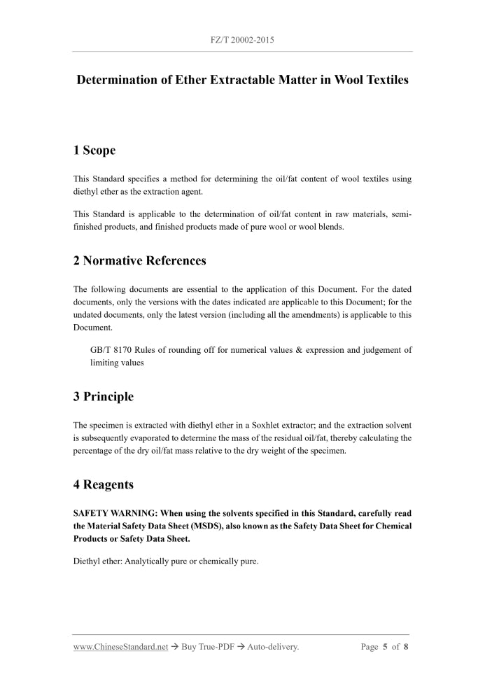 FZ/T 20002-2015 Page 4