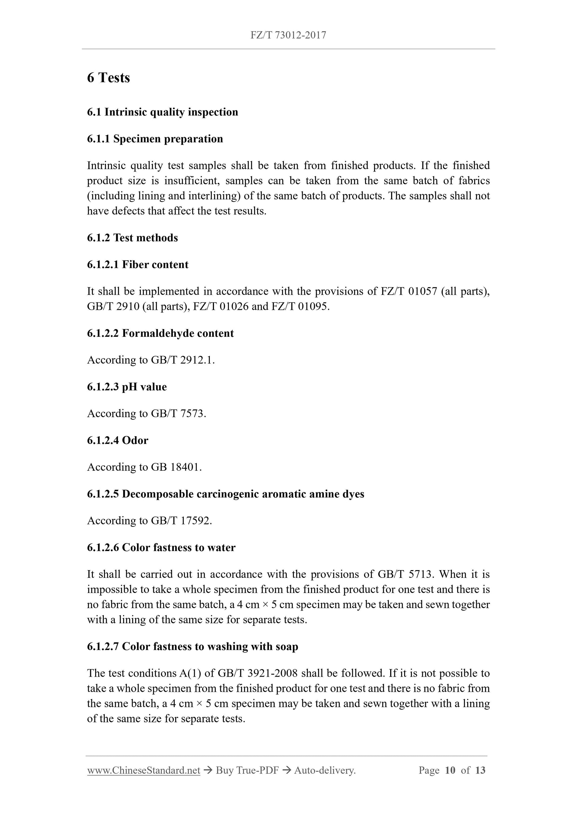 FZ/T 73012-2017 Page 6