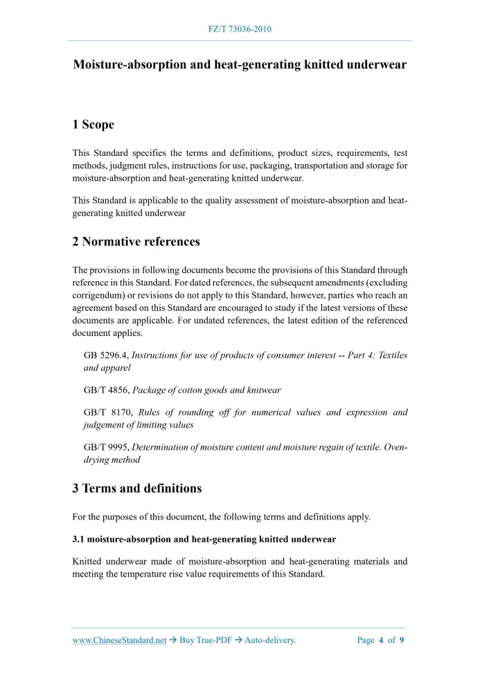 FZ/T 73036-2010 Page 3