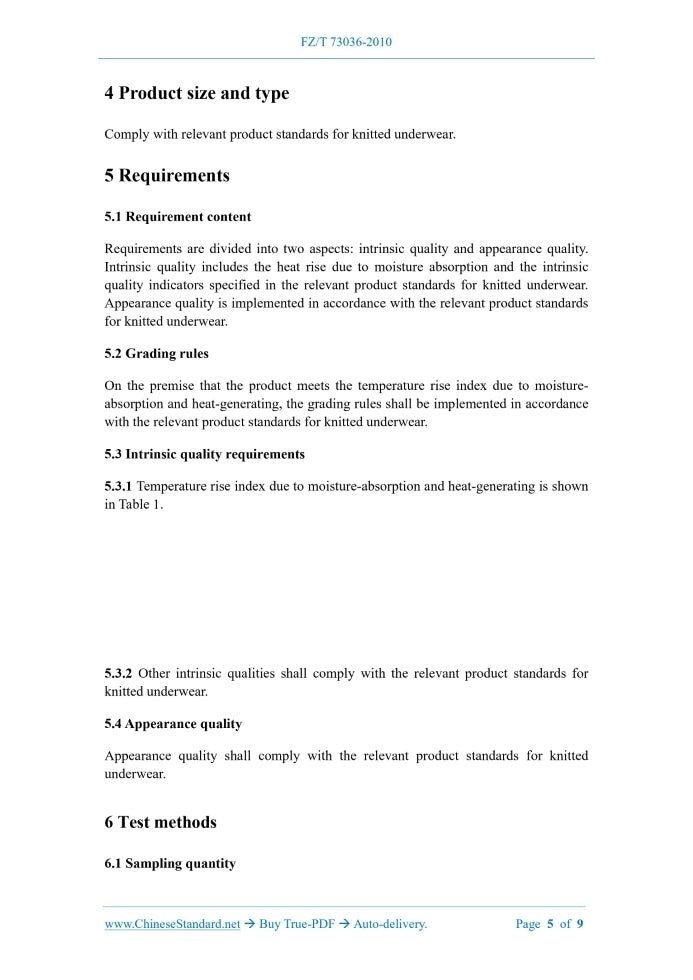 FZ/T 73036-2010 Page 4