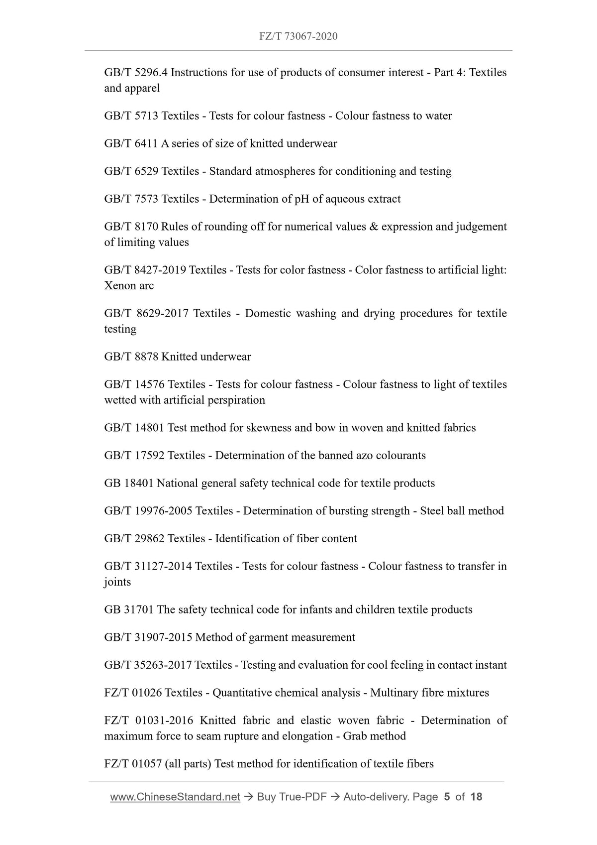 FZ/T 73067-2020 Page 4