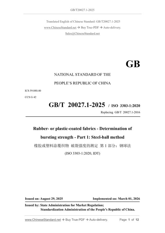 GB/T 20027.1-2025 Page 1