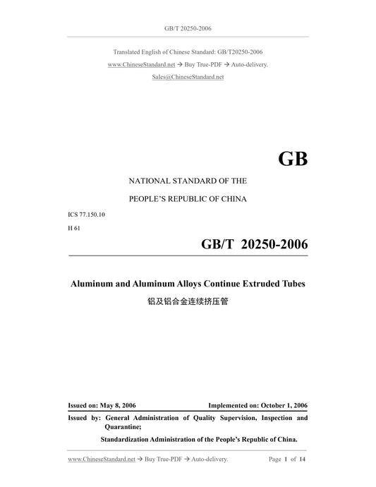 GB/T 20250-2006 Page 1