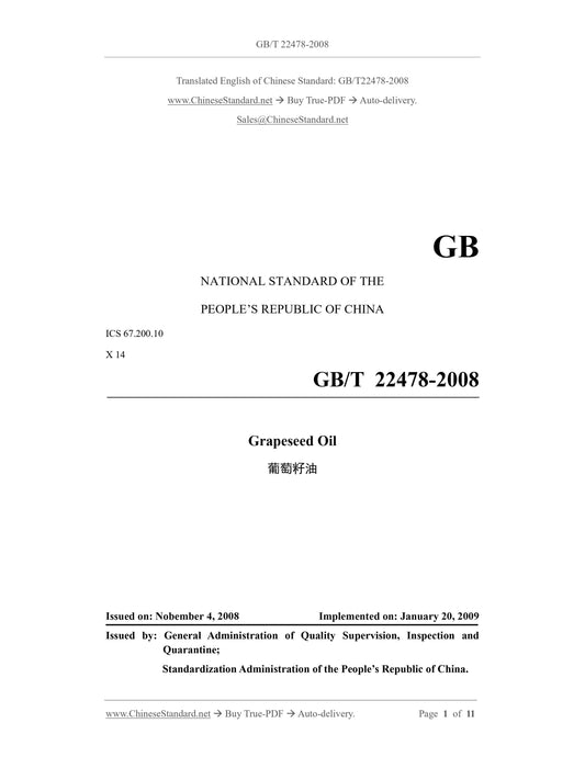 GB/T 22478-2008 Page 1