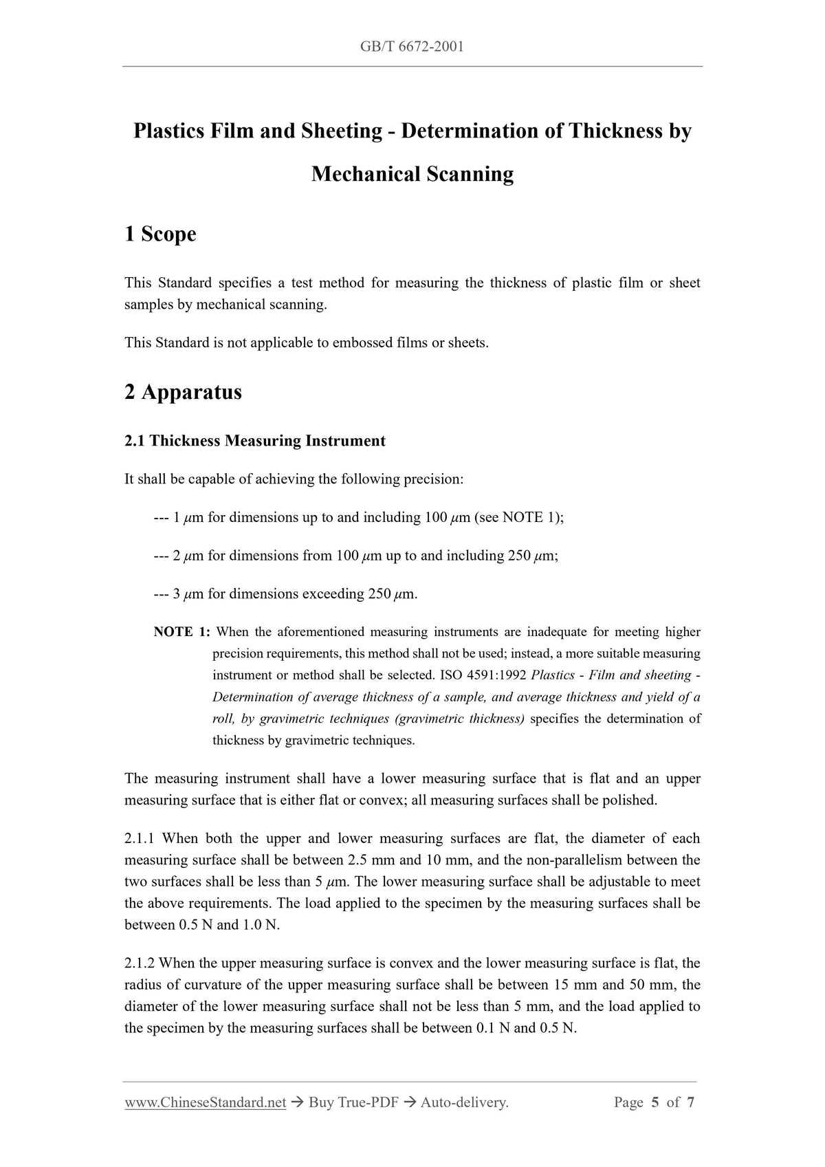 GB/T 6672-2001 Page 4