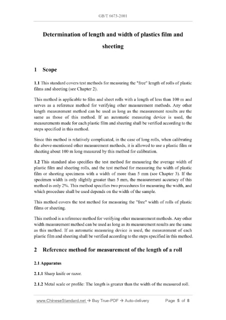 GB/T 6673-2001 Page 4