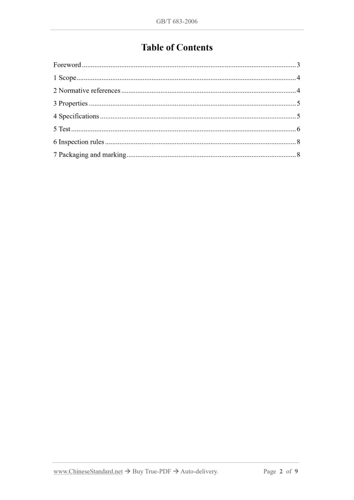 GB/T 683-2006 Page 2
