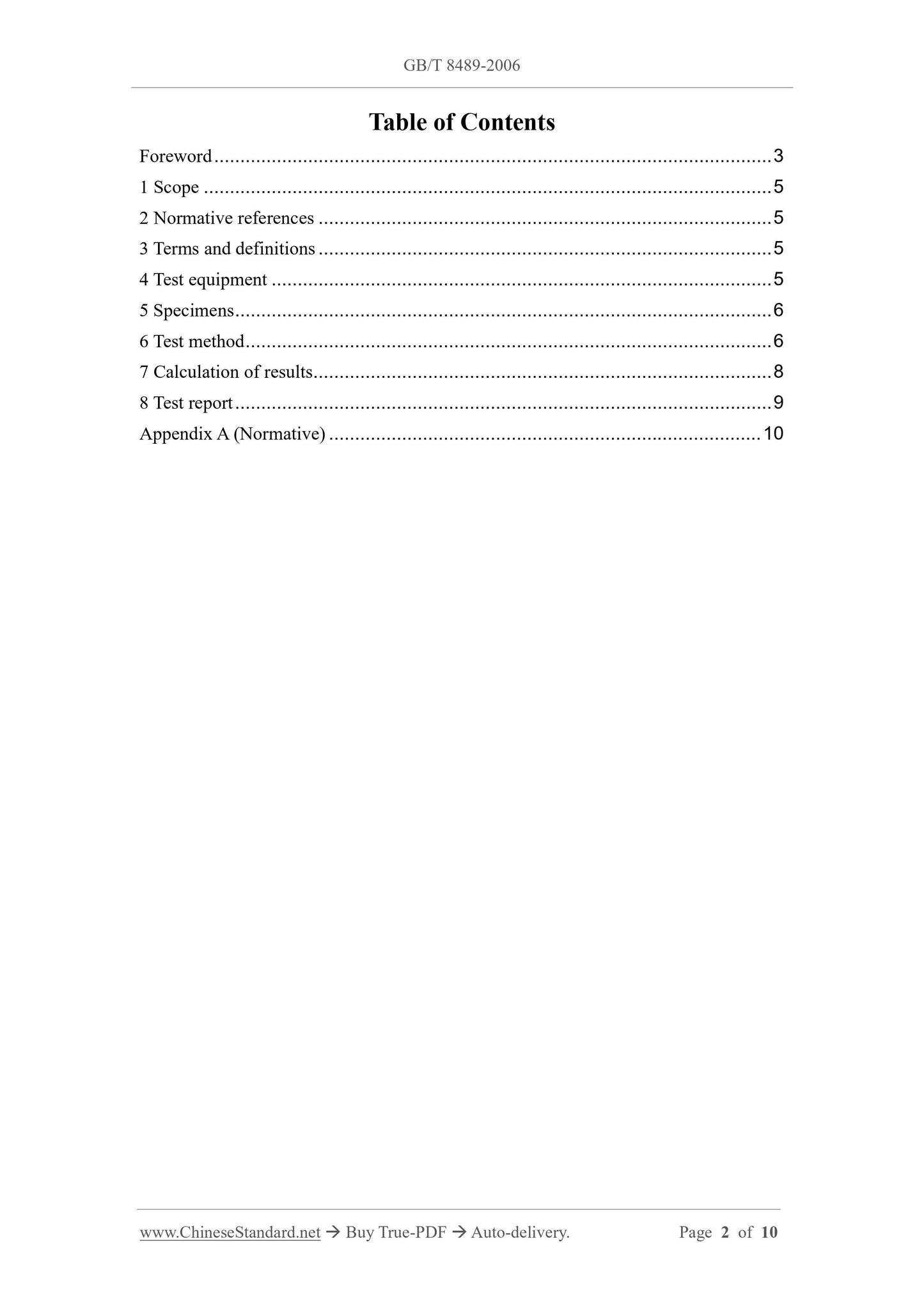 GB/T 8489-2006 Page 2