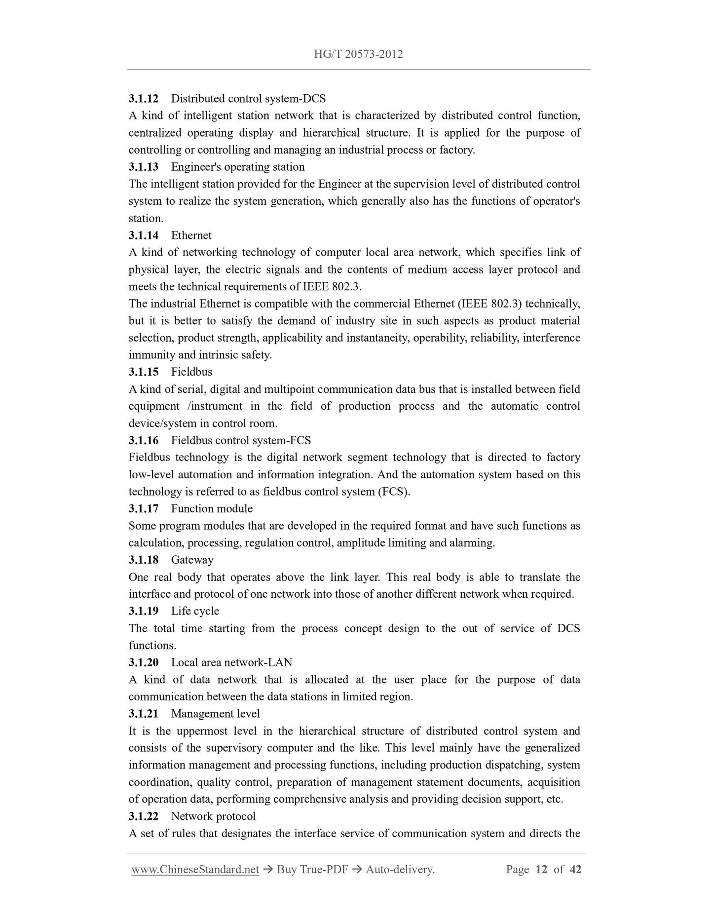 HG/T 20573-2012 Page 6