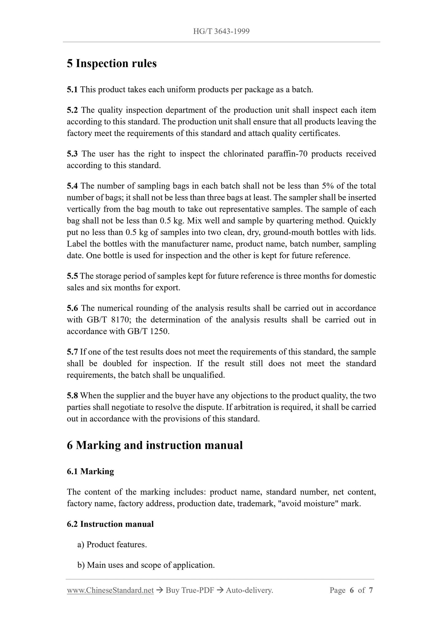 HG/T 3643-1999 Page 5