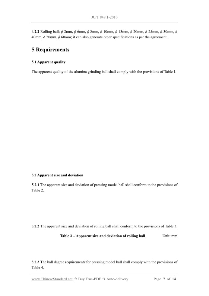 JC/T 848.1-2010 Page 5