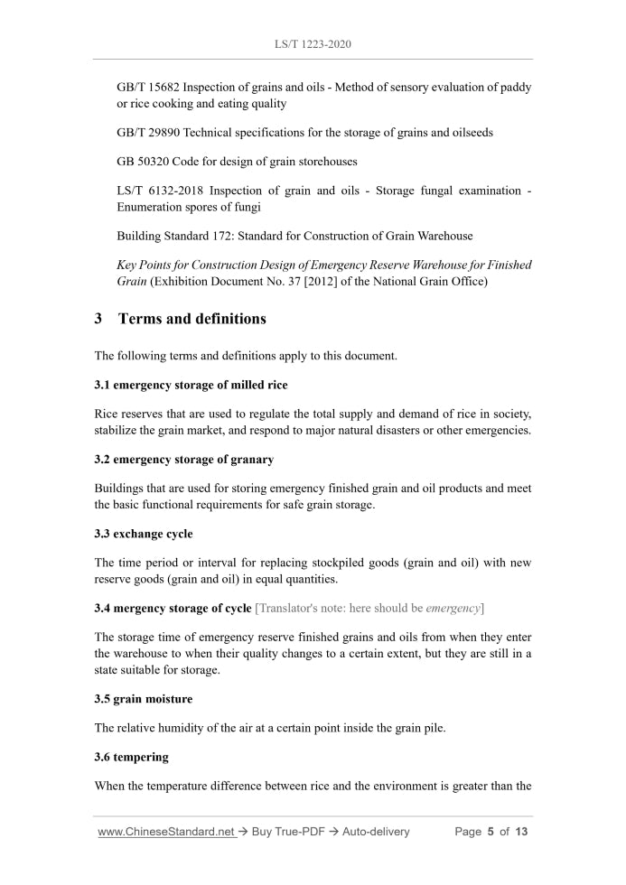 LS/T 1223-2020 Page 4
