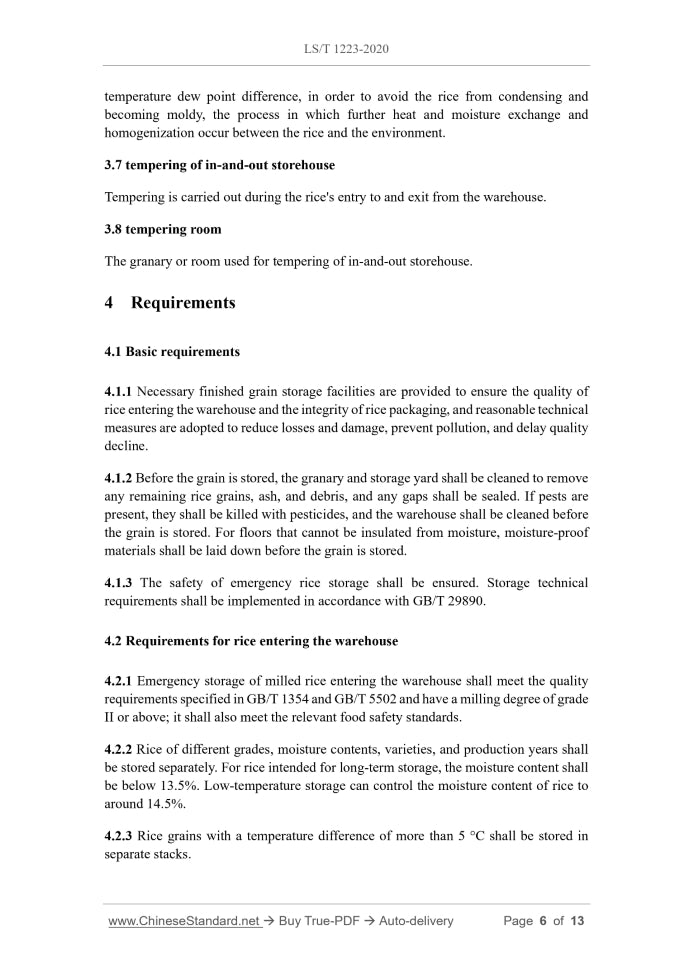 LS/T 1223-2020 Page 5
