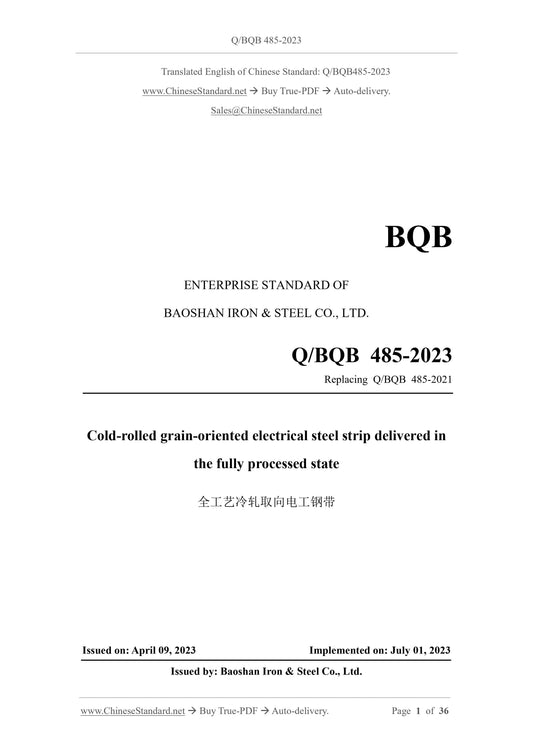 Q/BQB 485-2023 Page 1