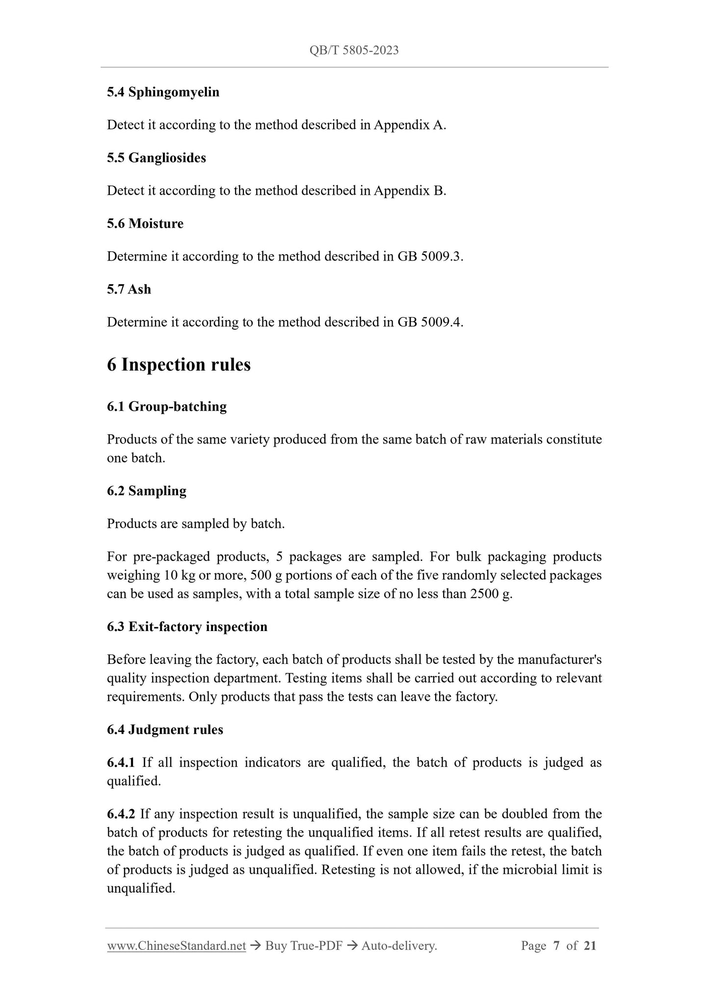 QB/T 5805-2023 Page 6