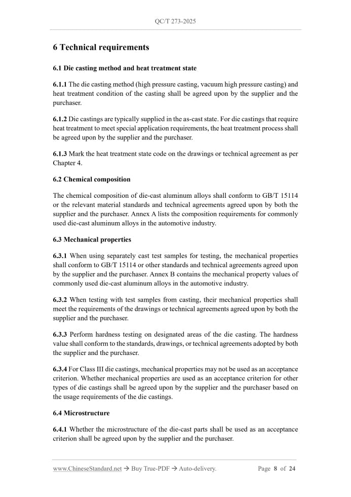QC/T 273-2025 Page 6