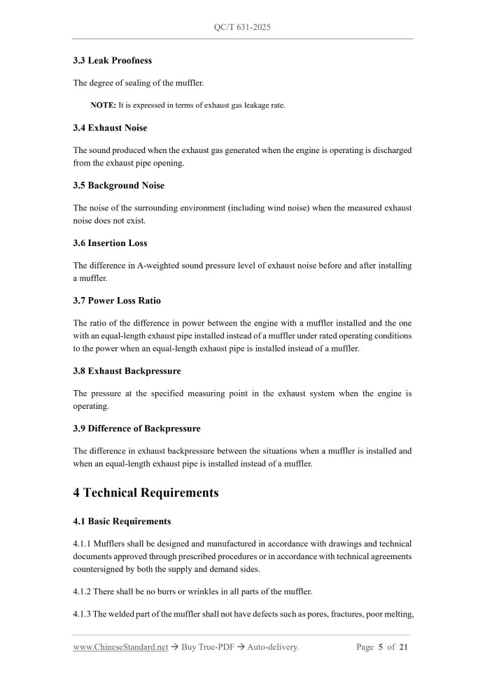 QC/T 631-2025 Page 4