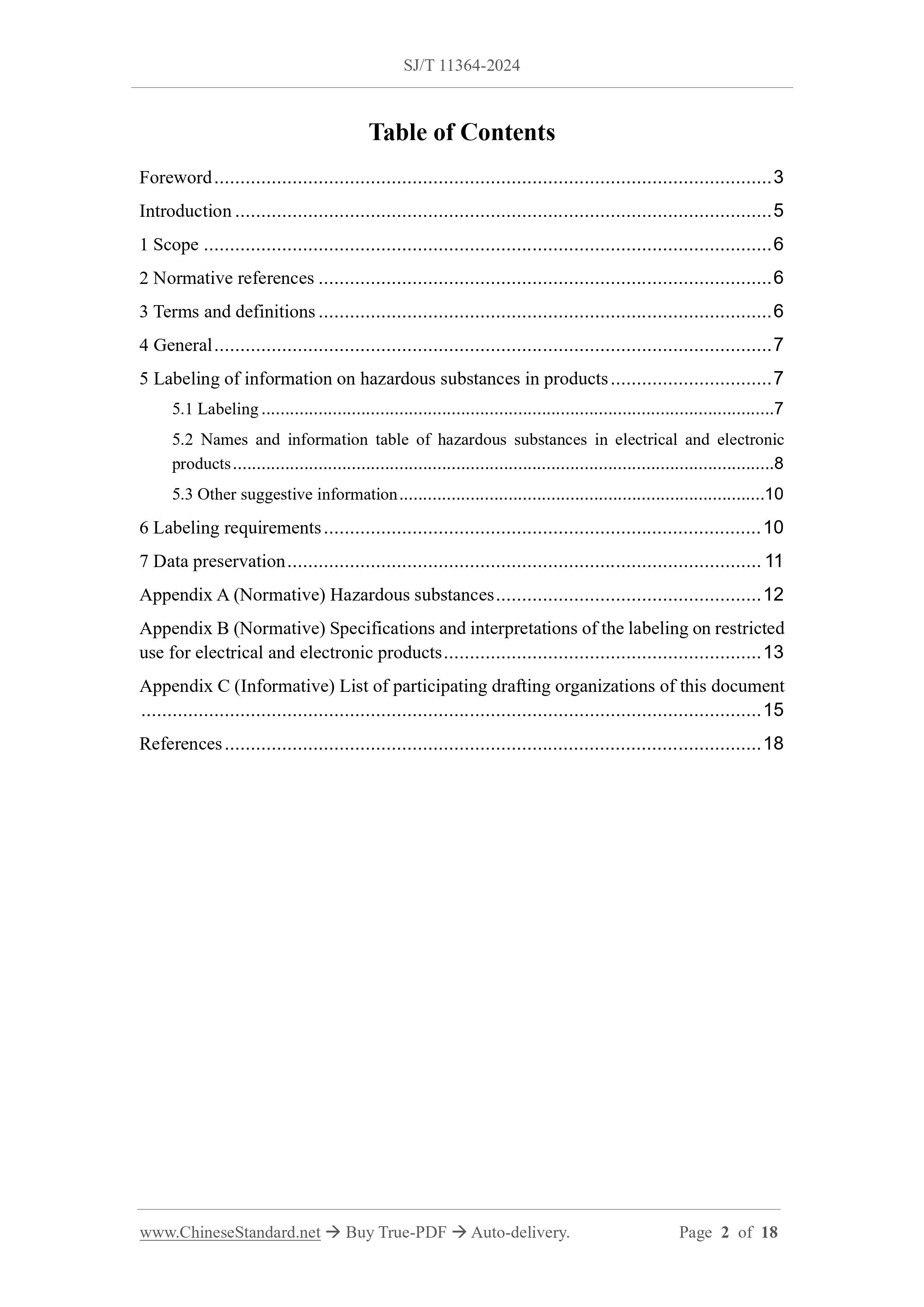 SJ/T 11364-2024 English PDF (SJ/T11364-2024) – www.ChineseStandard.us ...