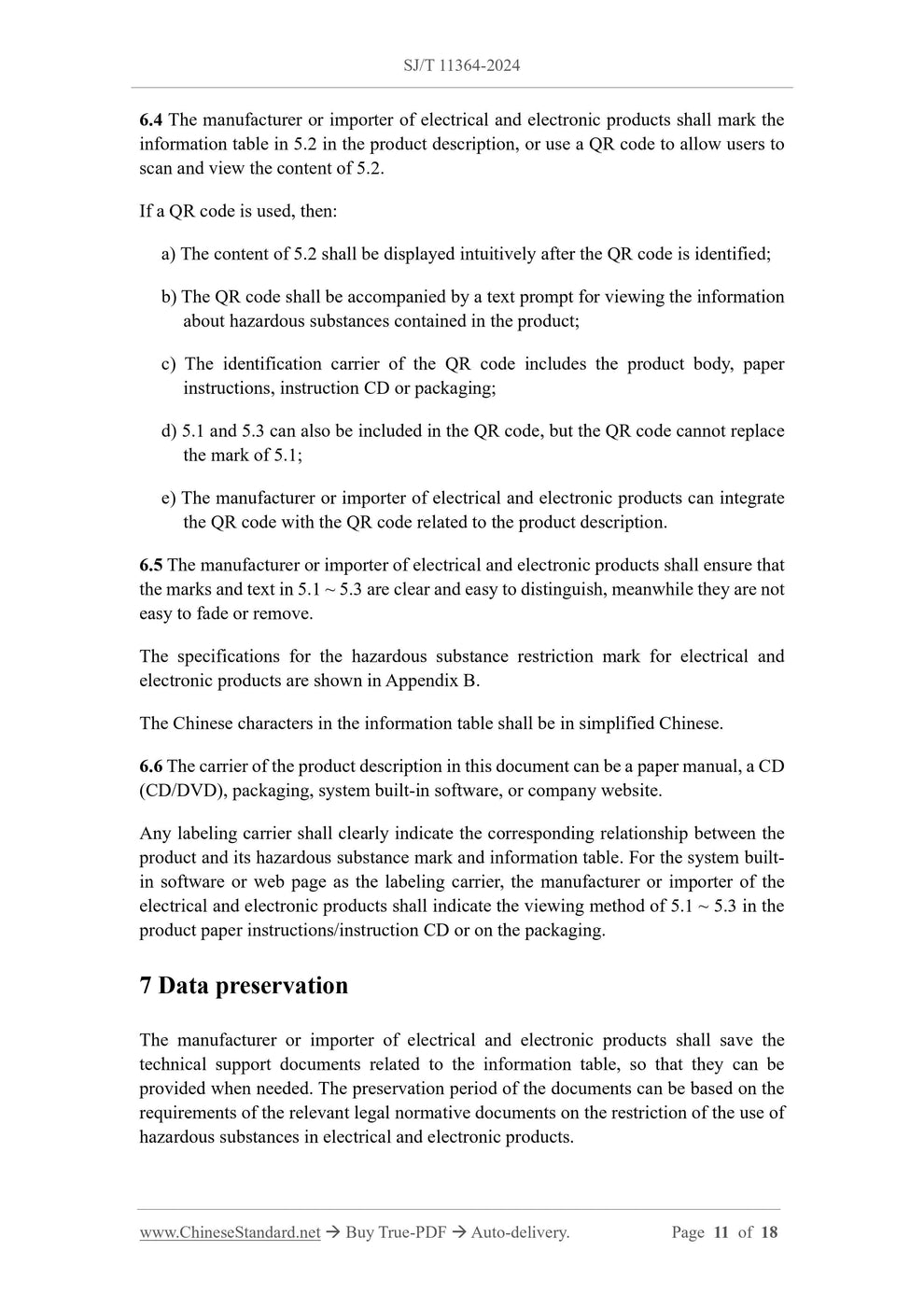 SJ/T 11364-2024 English PDF (SJ/T11364-2024) – www.ChineseStandard.us ...