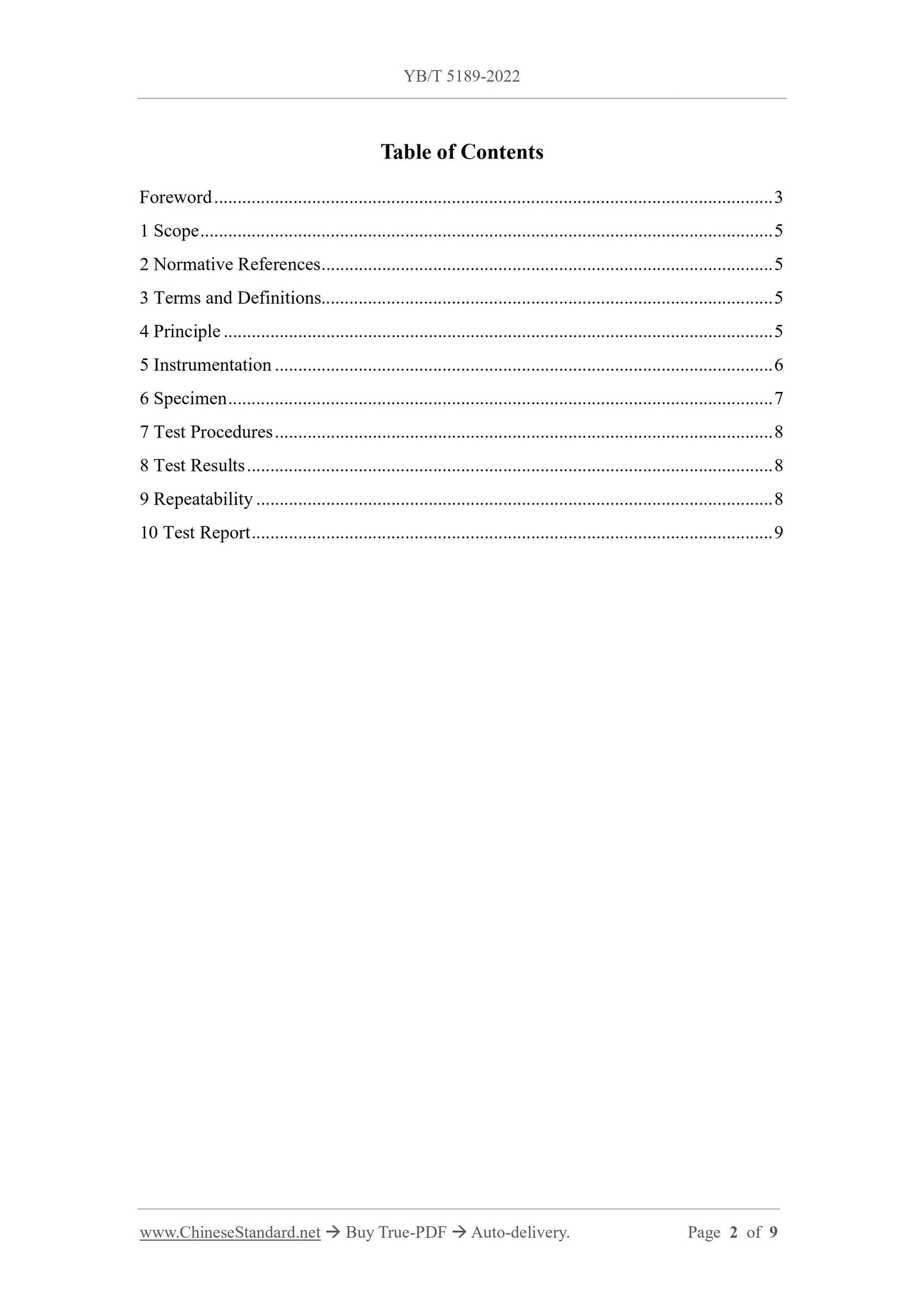 YB/T 5189-2022 Page 2