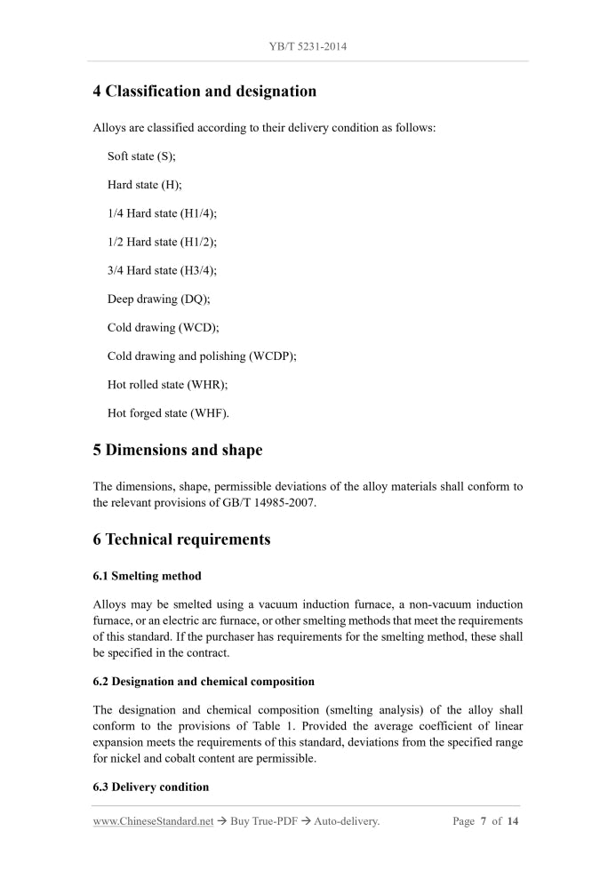 YB/T 5231-2014 Page 5