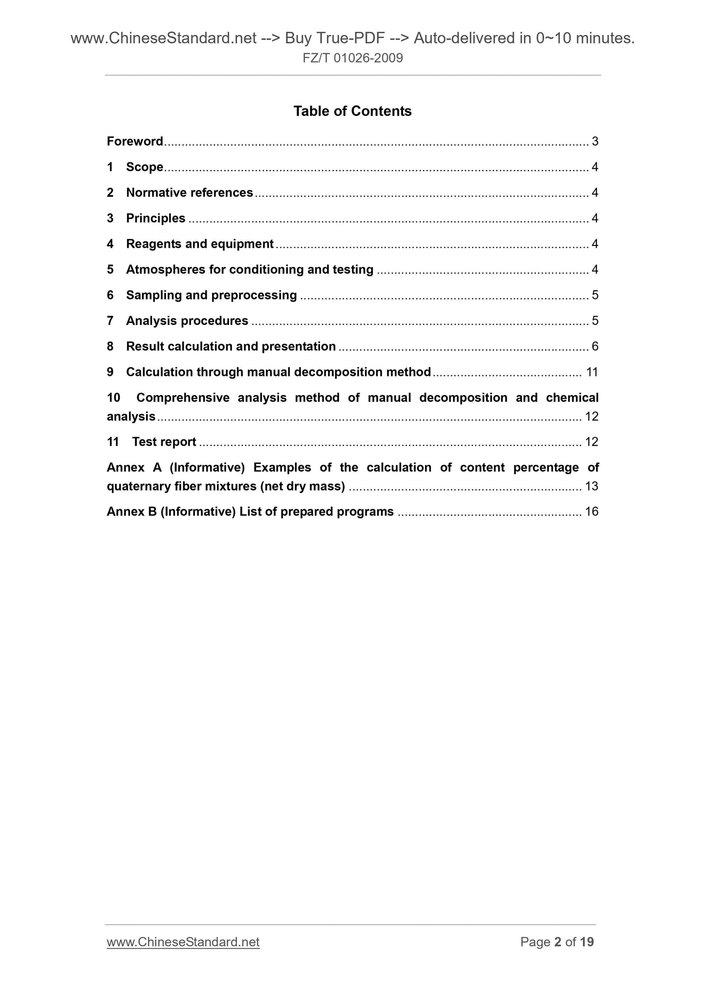 FZ/T 01026-2009 Page 2
