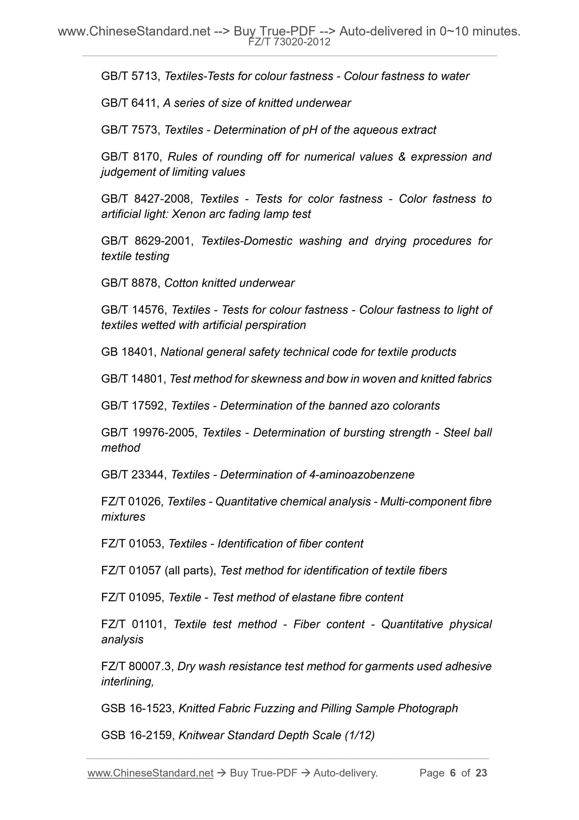 FZ/T 73020-2012 Page 5
