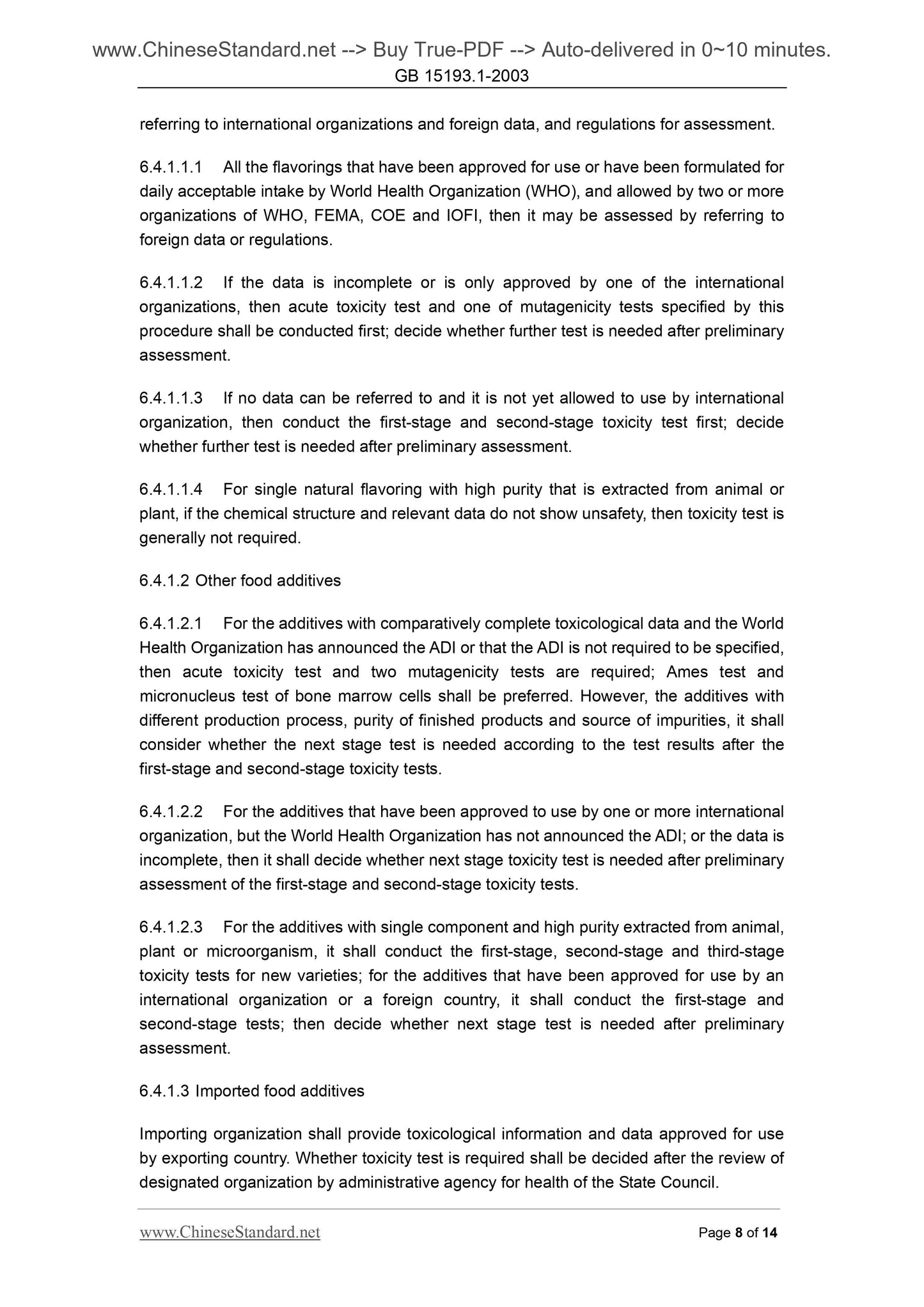 GB 15193.1-2003 Page 6