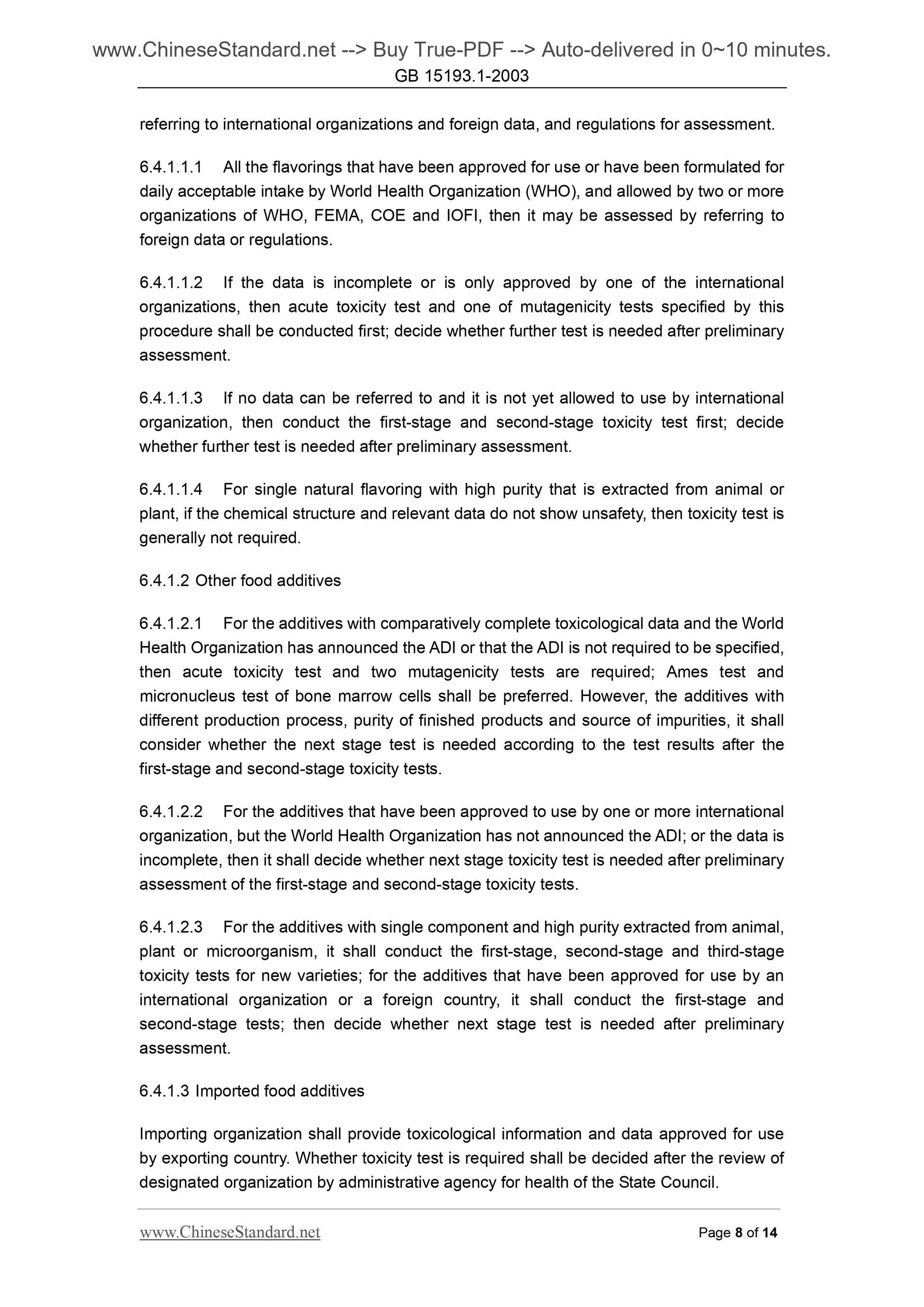 GB 15193.1-2003 Page 6