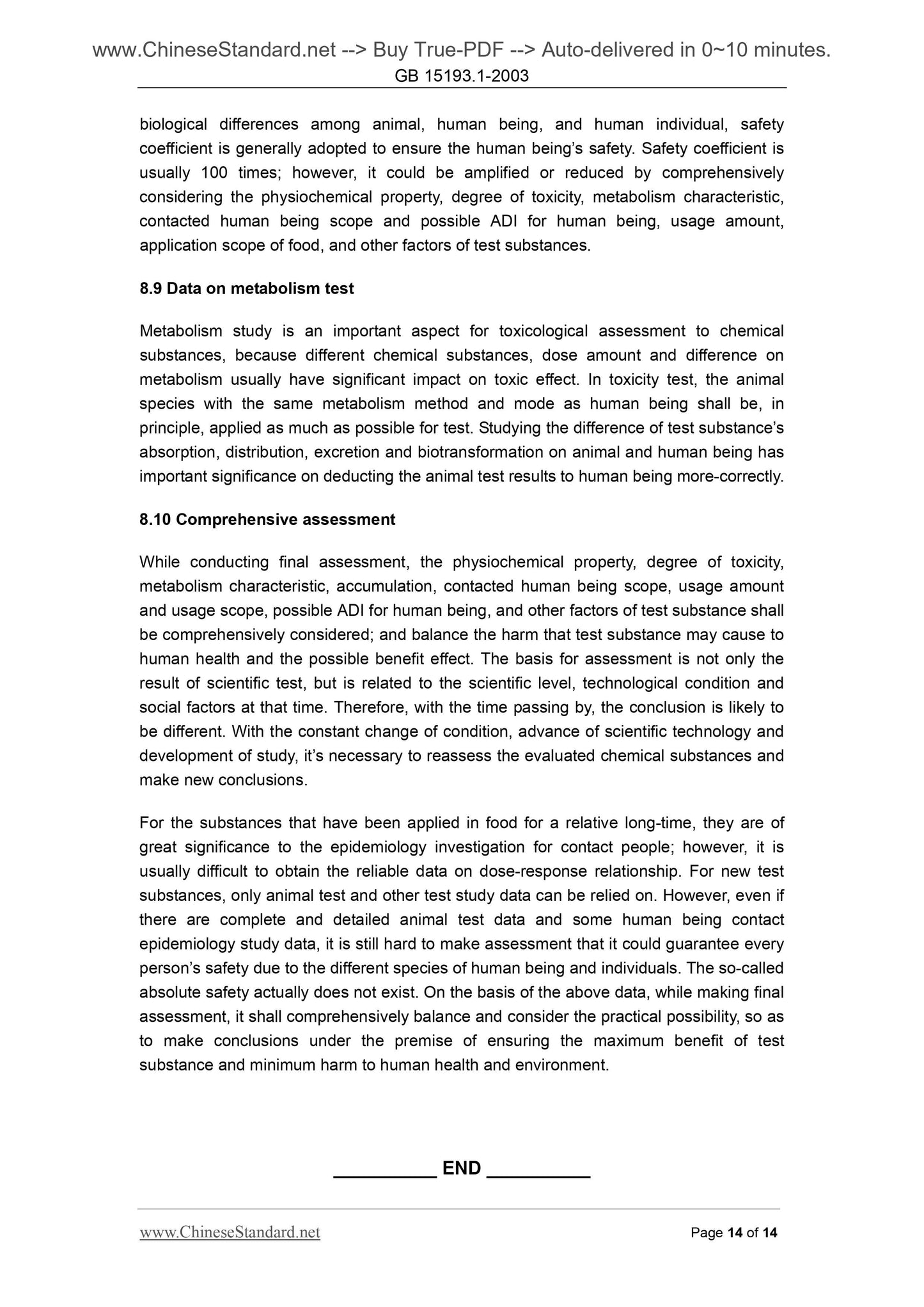 GB 15193.1-2003 Page 8
