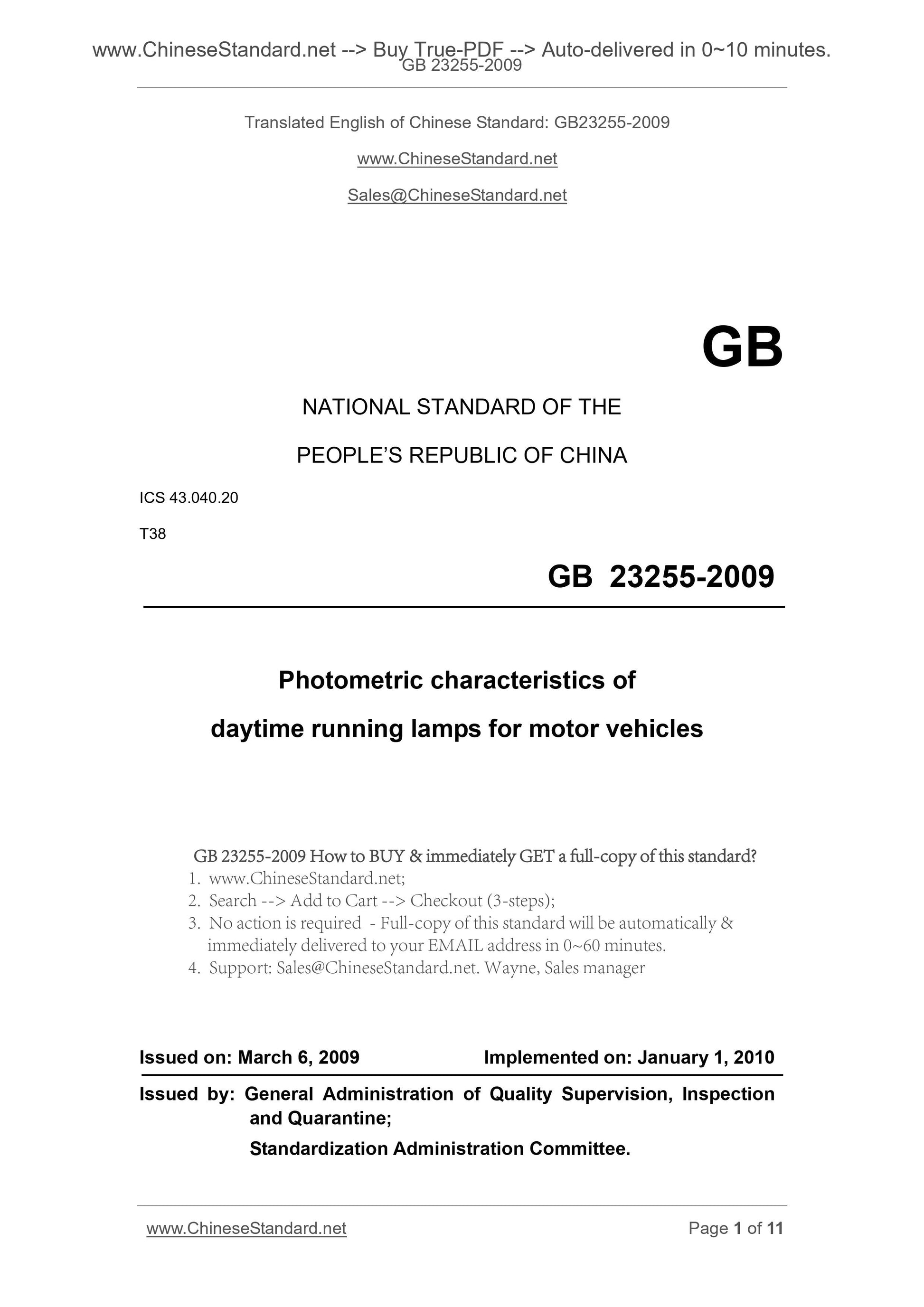 GB 23255-2009 Page 1
