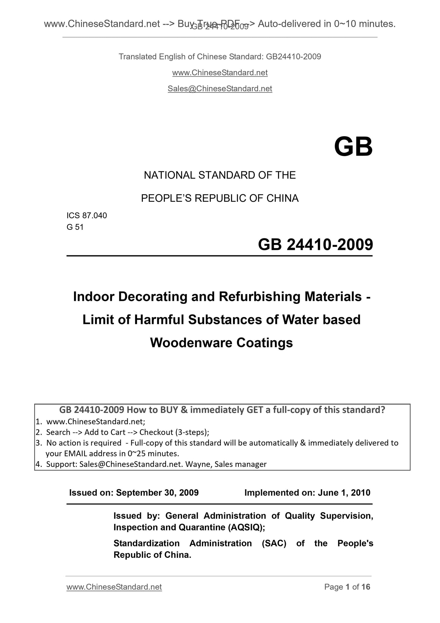 GB 24410-2009 Page 1