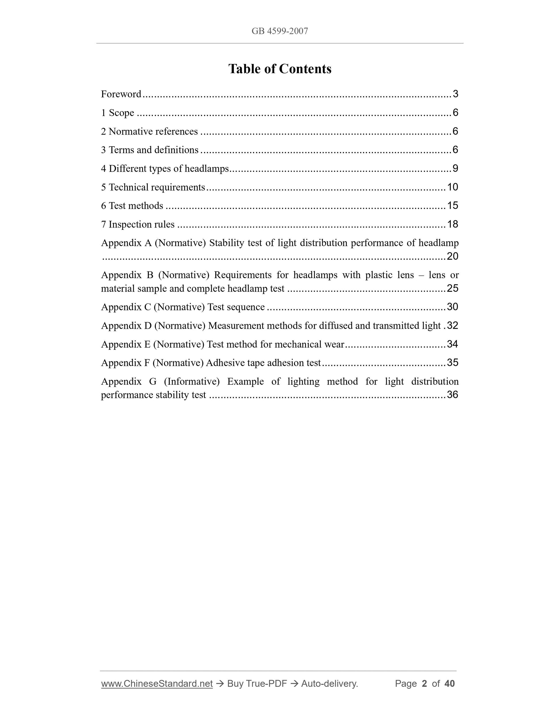 GB 4599-2007 Page 2