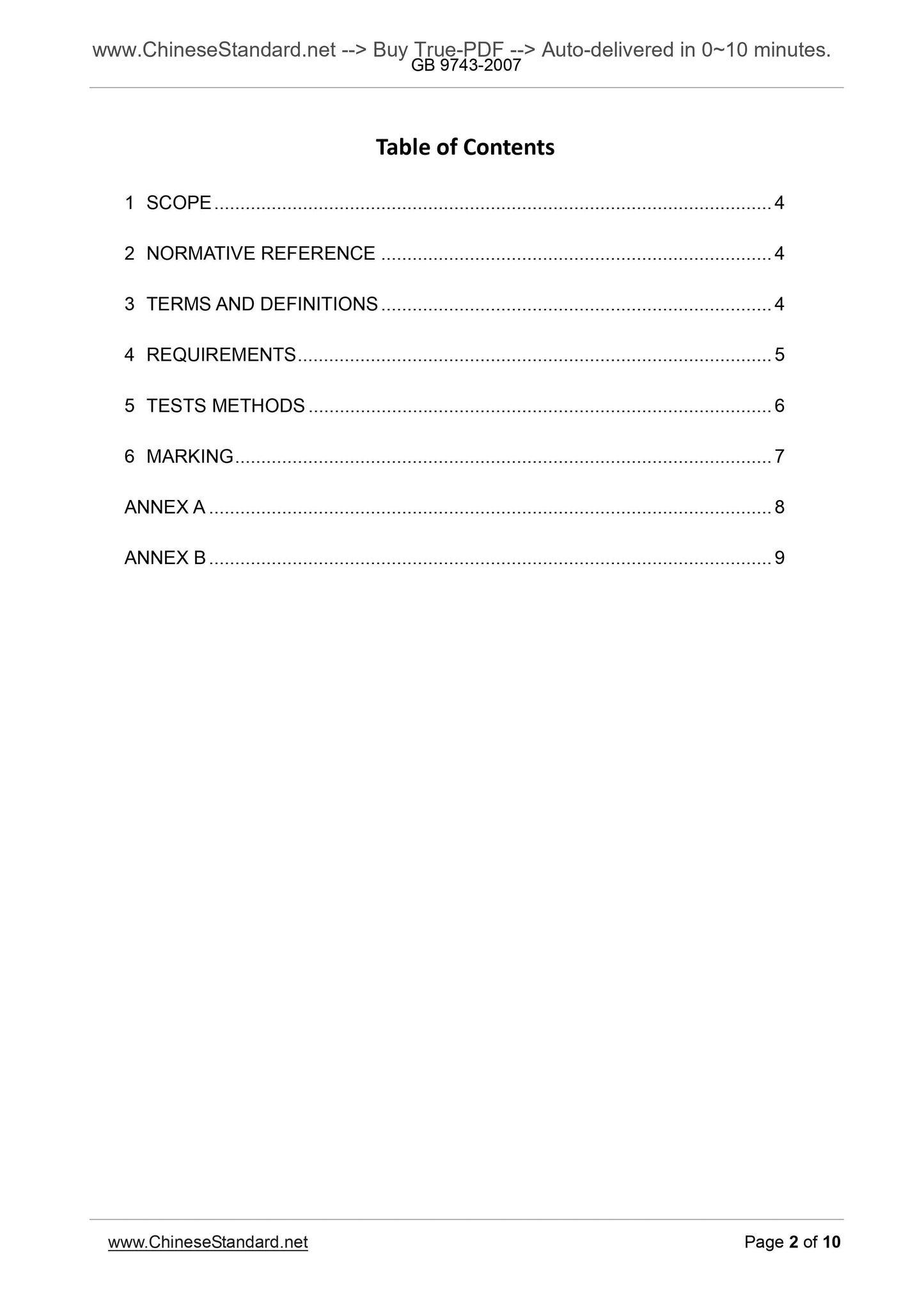 GB 9743-2007 Page 2