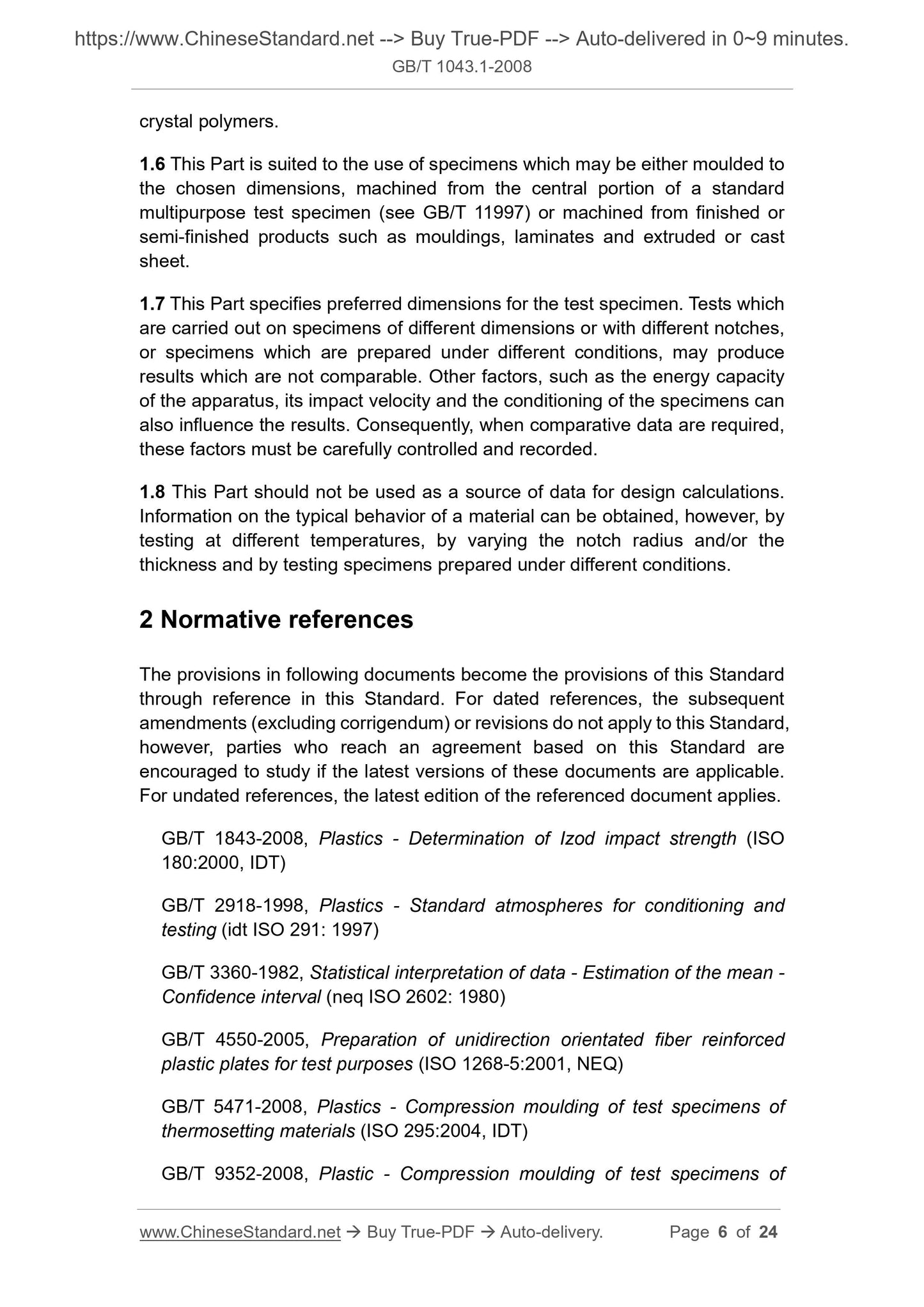 GB/T 1043.1-2008 Page 6