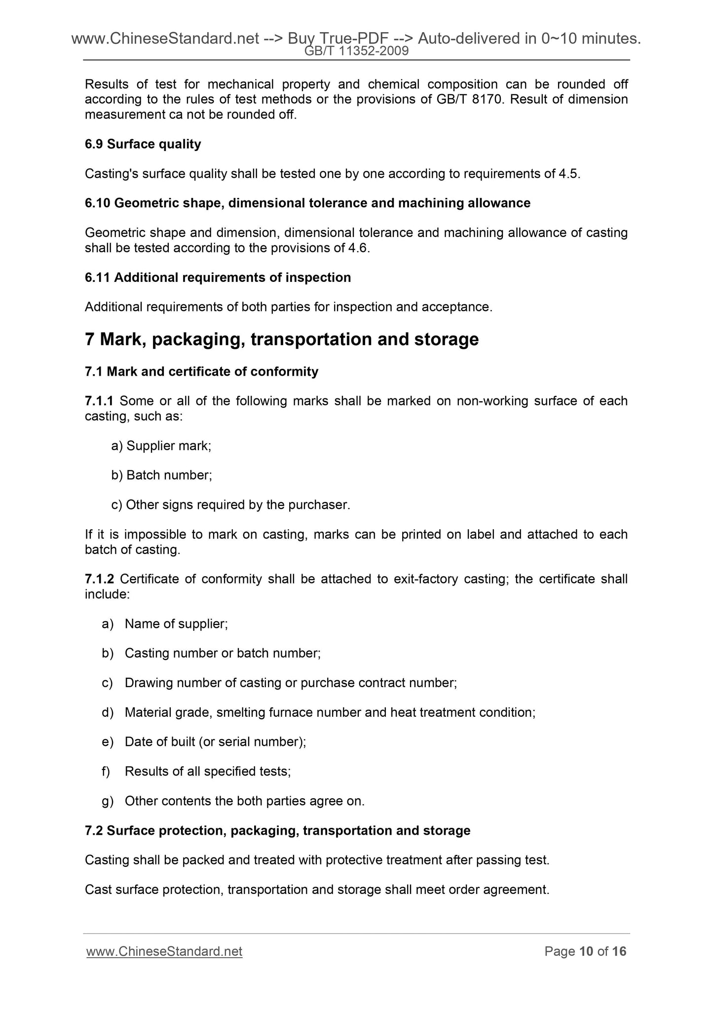 GB/T 11352-2009 Page 6