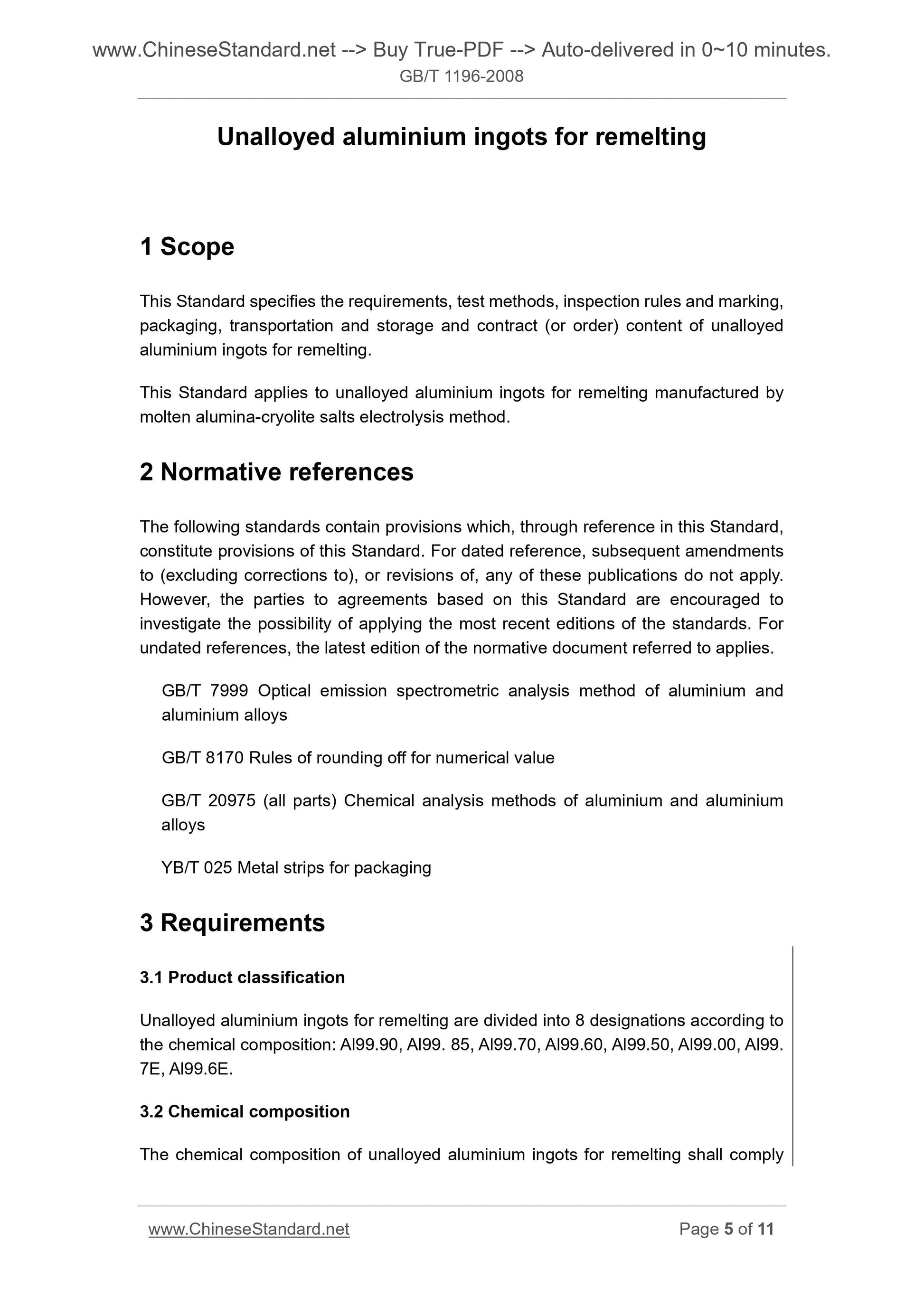 GB/T 1196-2008 Page 4
