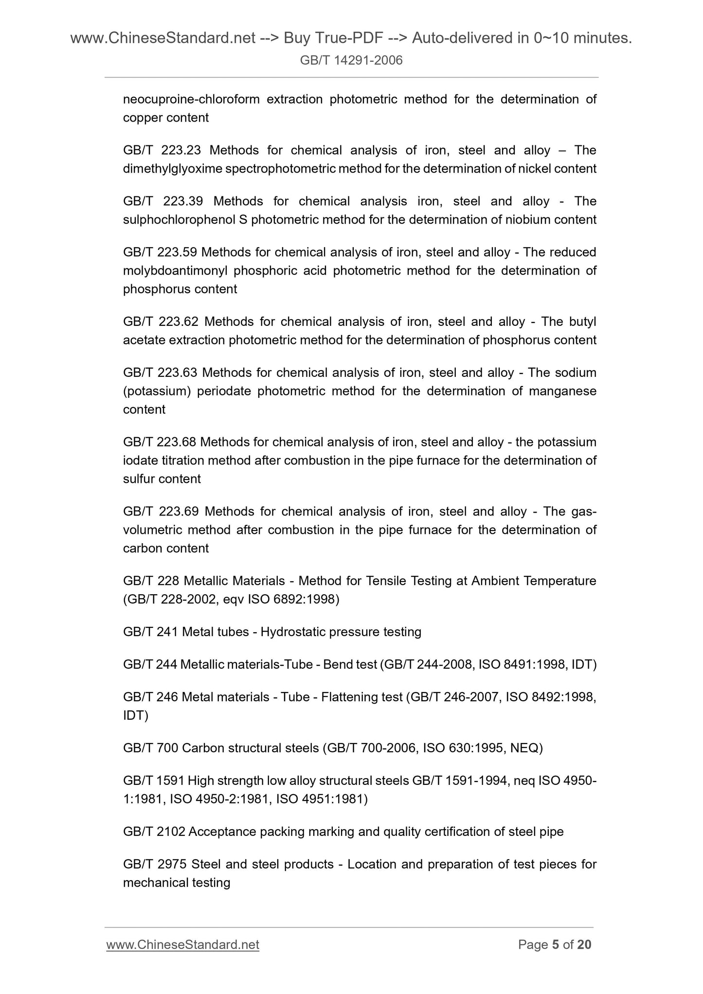 GB/T 14291-2006 Page 5